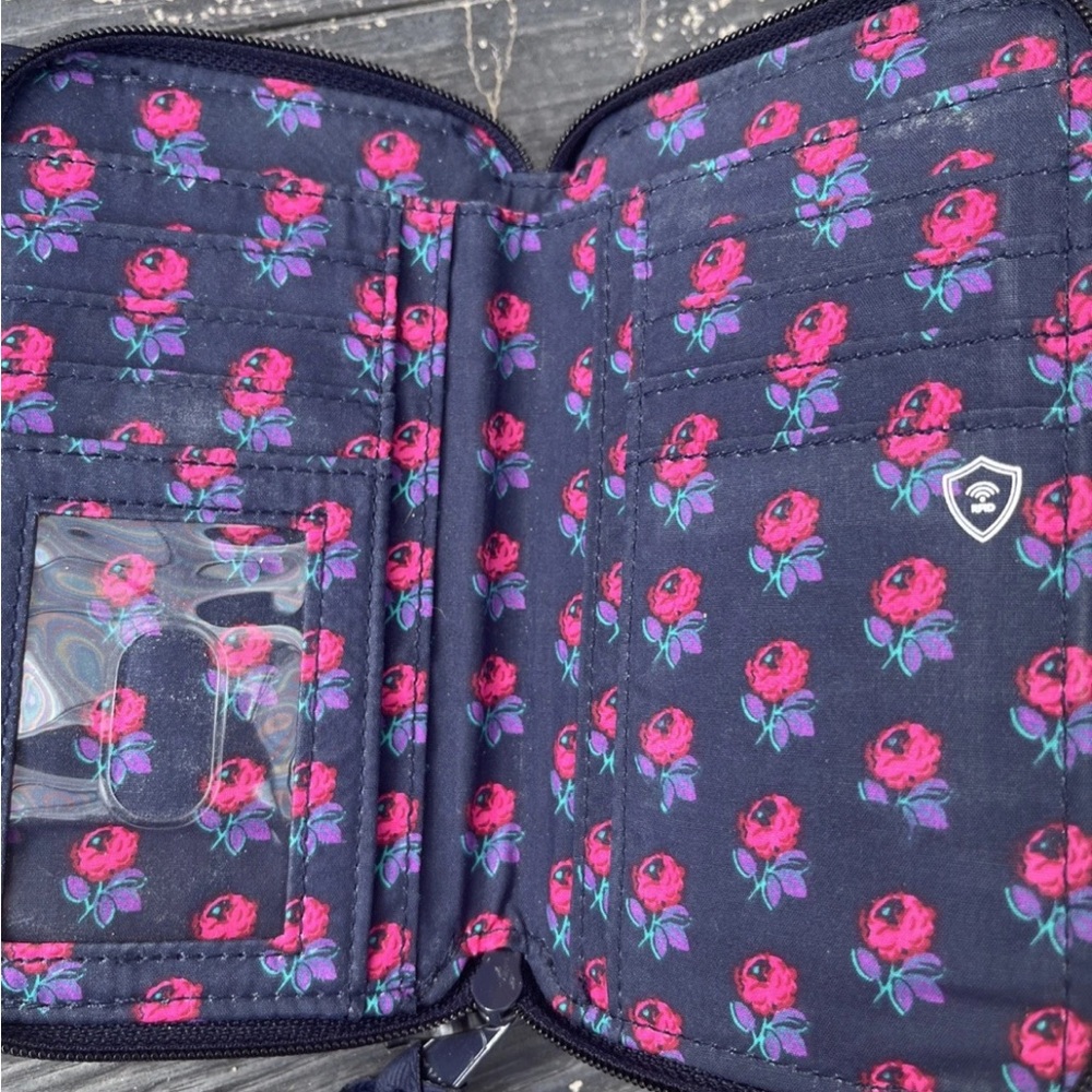 Vera Bradley Dark Blue Wallet Bag - Picture 5 of 6